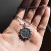 Sterling silver handmade Armenian pendant with chain