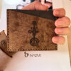 Wallet With Solar System Petroglyph