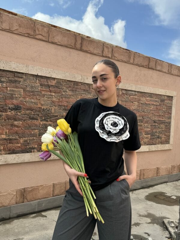 T-Shirt With Floral Details