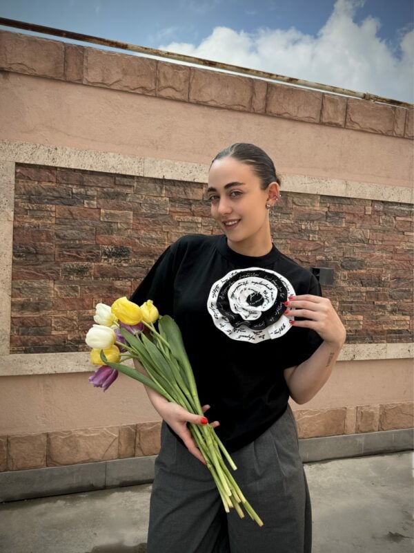 T-Shirt With Floral Details