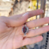 Red Enameled Pomegranate Pendant