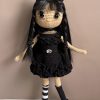 Wednesday Addams Crochet Doll