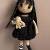 Wednesday Addams Crochet Doll