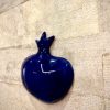 Dark Blue Handmade Ceramic Pomegranate