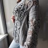 Crochet Italian Soft Cotton Jacket