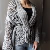 Crochet Italian Soft Cotton Jacket