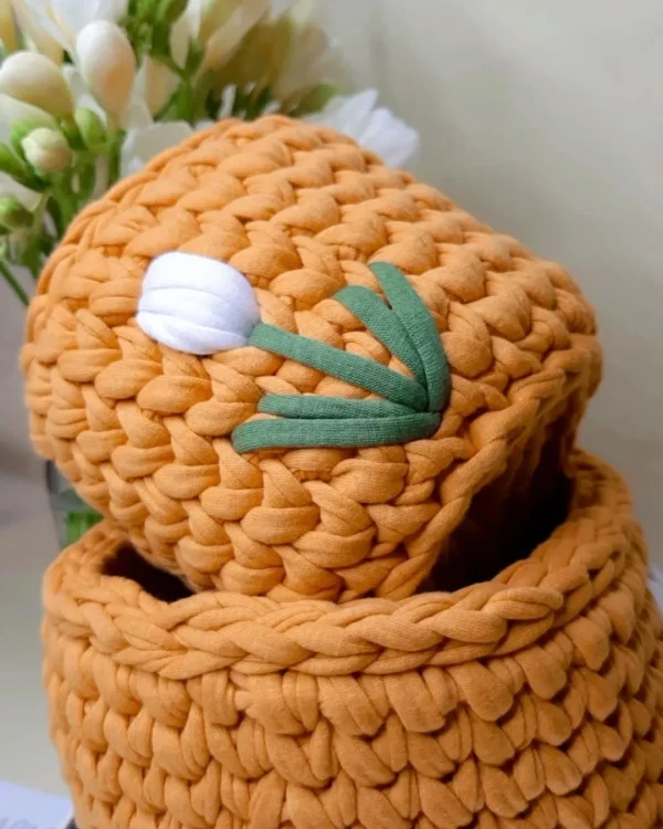 Set of 2 Flower Baskets