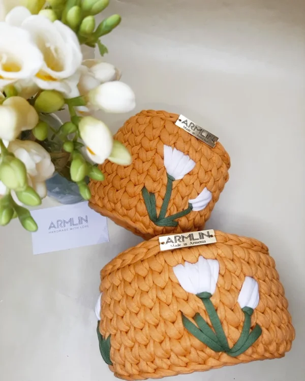 Set of 2 Flower Baskets