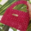 Pinky beads bag