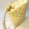 Hyusel Milk Color Wedding/Evening Handmade Bag