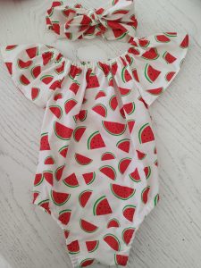 Watermelon Summer Bodysuite for Infants