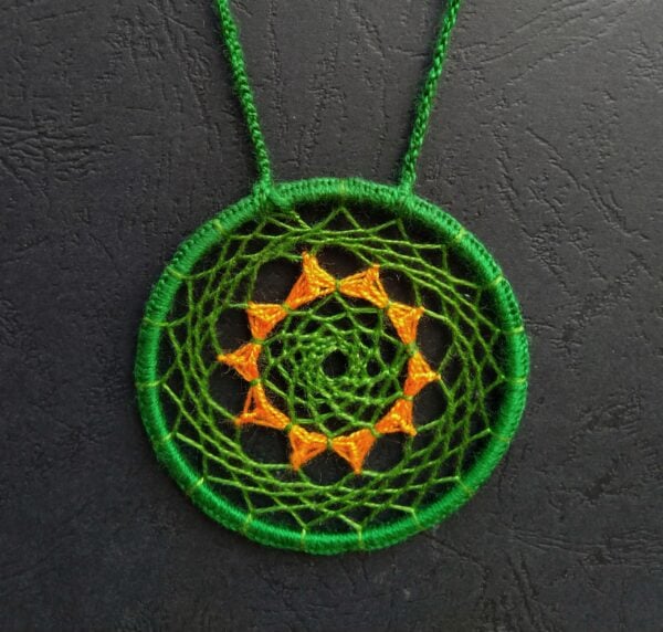 Mandala Necklace-Green