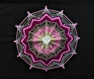 Mandala Purple Gray