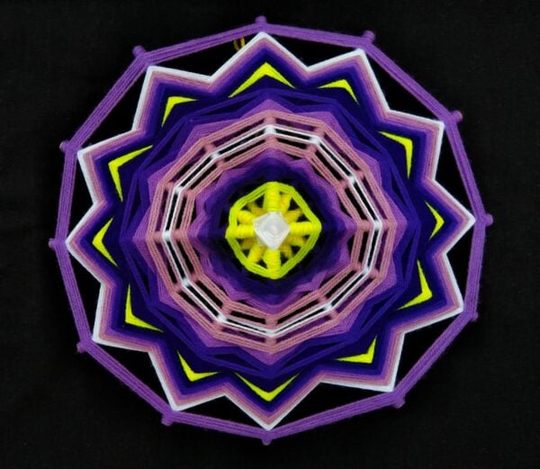 Mandala-Purple/Yellow