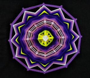 Mandala Purple Yellow