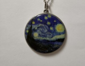 Handmade Van Gogh (Starry Night) Pendant