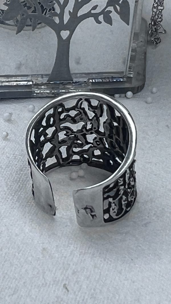 Armenian Alphabet Silver Ring