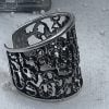 Armenian Alphabet Silver Ring