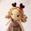 Doll, Deer doll, Handmade doll, Crochet doll, Baby girl gift, Birthday gift, Girl