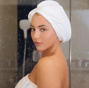 B.COMFY Bath Towel Body & Head Wrap Set