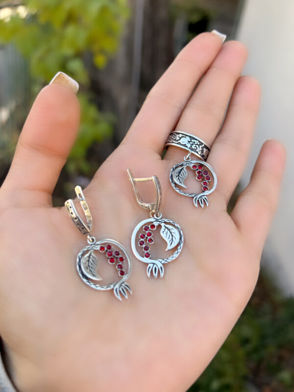 Armenian Pomegranate Jewelry Set