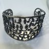 Alphabet Silver Bangle Bracelet