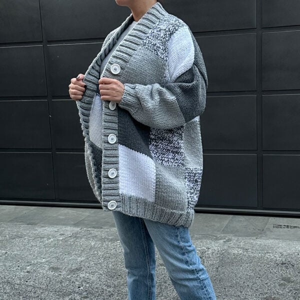 "Cubes" Cardigan