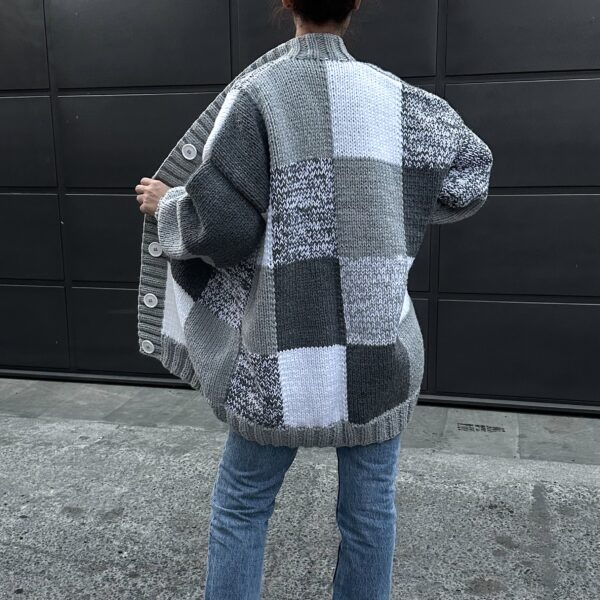 "Cubes" Cardigan