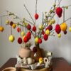 Red And Yellow Easter Eggs- Set Of 15