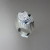 Natural Quartz Silver Ring