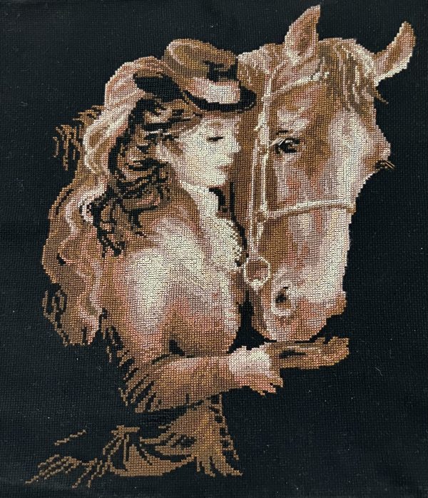 Cross-Stitch "Horsewoman"