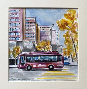 Yerevan, Purple bus
