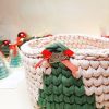 Christmas tree basket