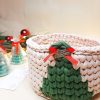Christmas tree basket