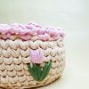 Pink Flower Basket