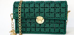 Hyusel Green Handmade Bag