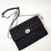 Black Braided Purse