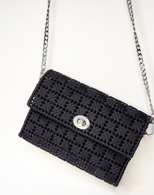 Black Braided Purse