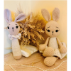 ' A Rabbit ' handmade crochet toy with rattle (R1)