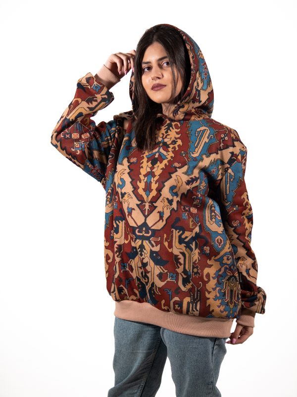 ”Armenian ornamental clothes” - hoodie EAC0006DR