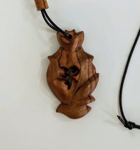 Wooden Necklace (Apricot)