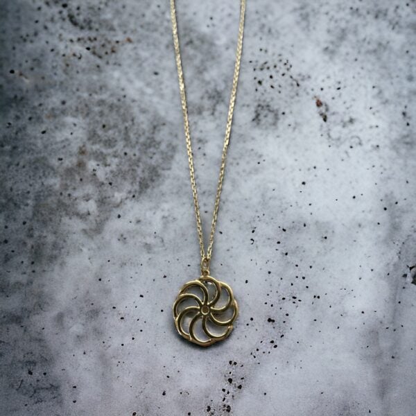 Eternity Sign Armenian Necklace-14K Gold