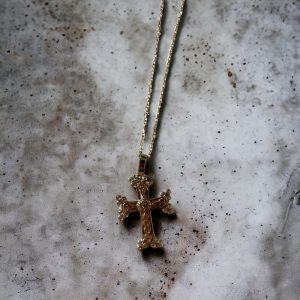 Armenian Cross Gold Necklace – 14-carat solid gold