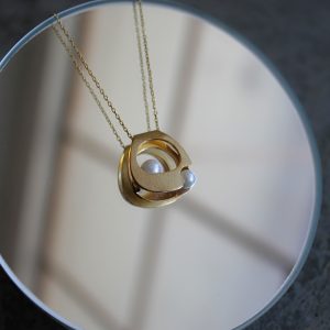 Gold Plated Silver Pendant “Coquille”