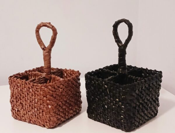 Woven Square Cutlery Holder