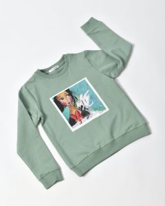 Kid’s sweatshirt with silk print “Angel “