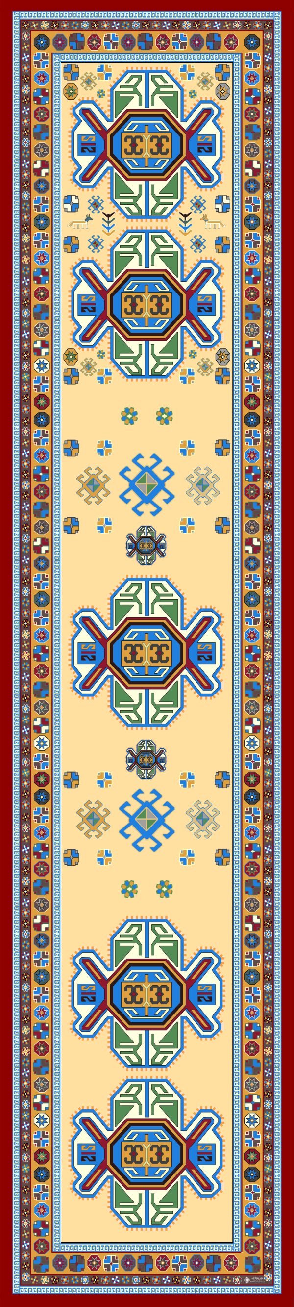 Armenian Silk Scarf