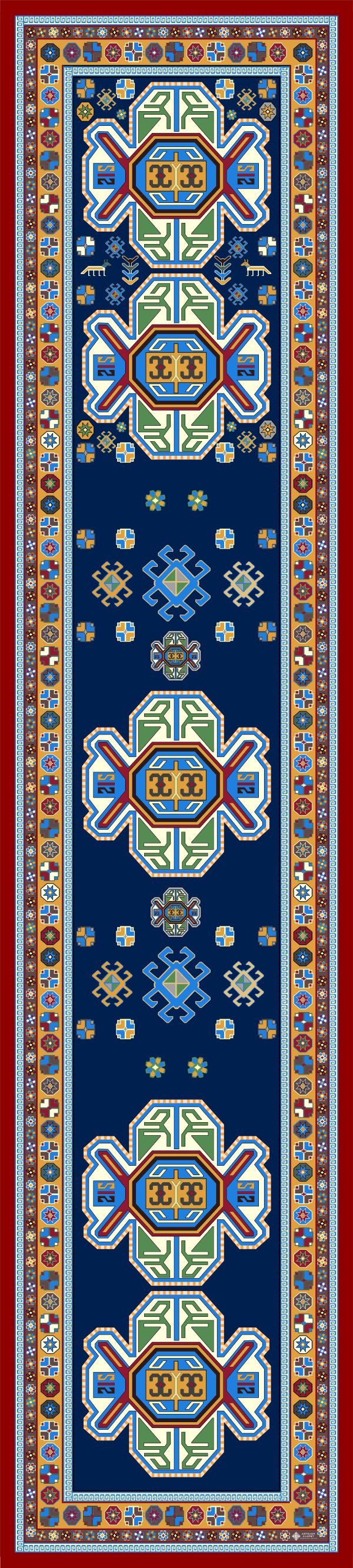 Armenian Silk Scarf