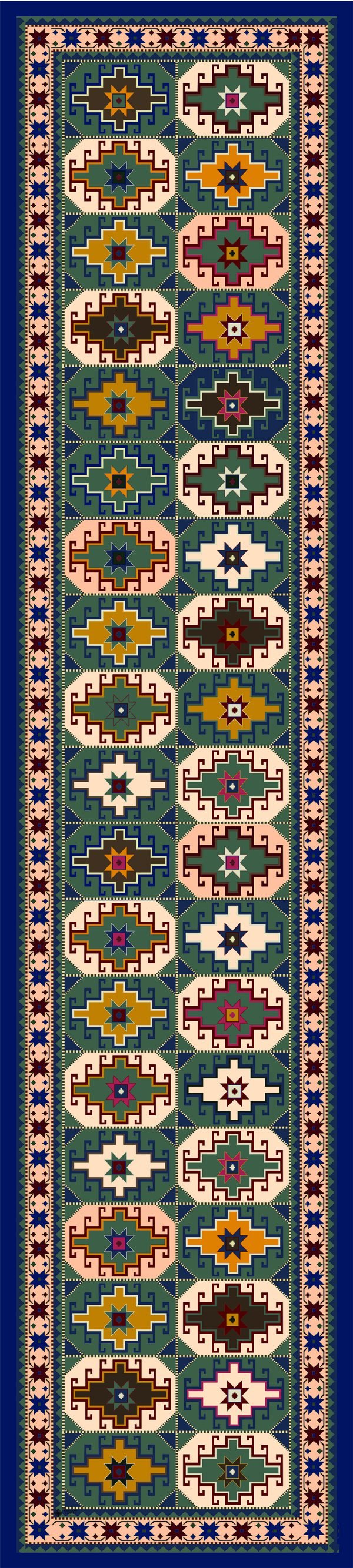 Armenian Silk Scarf