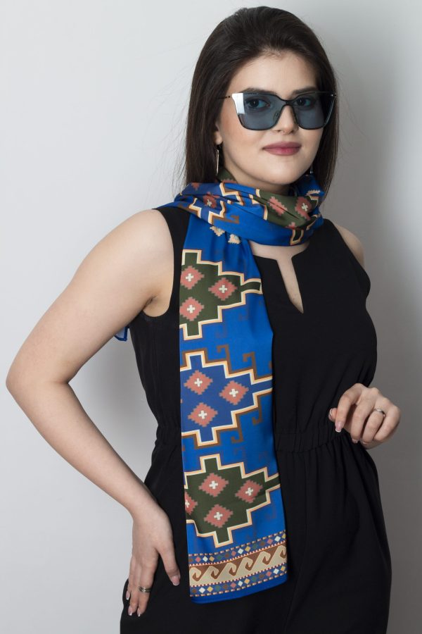 ”AA043” Armenian silk scarf - SL017